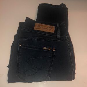 Seven jeans; worn once. High rise